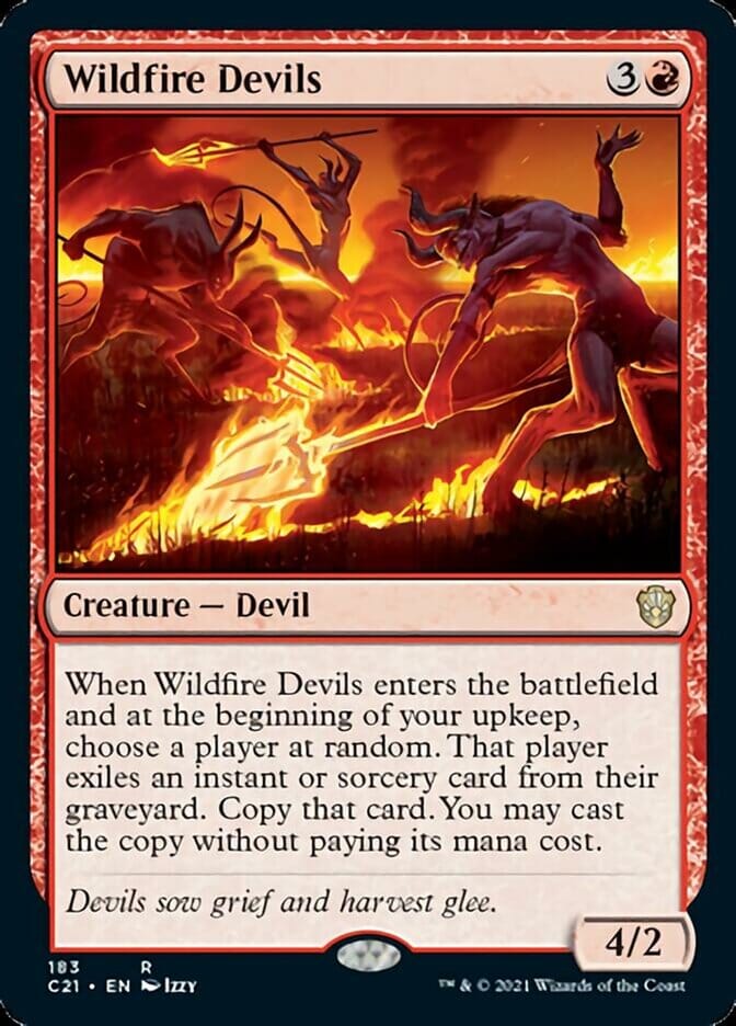Wildfire Devils [Commander 2021] MTG Single Magic: The Gathering  | Multizone: Comics And Games