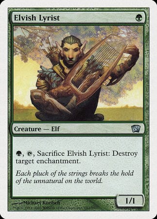 Elvish Lyrist [Eighth Edition] MTG Single Magic: The Gathering  | Multizone: Comics And Games