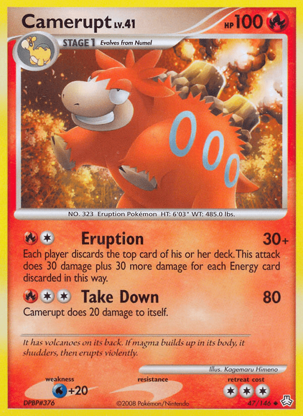 Camerupt (47/146) [Diamond & Pearl: Legends Awakened] Pokemon Single Pokémon  | Multizone: Comics And Games