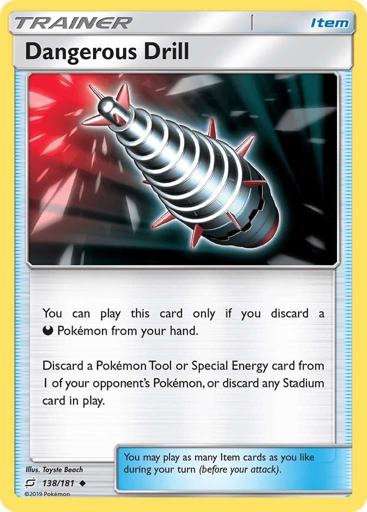 Dangerous Drill (138/181) [Sun & Moon: Team Up] Pokemon Single Pokémon  | Multizone: Comics And Games