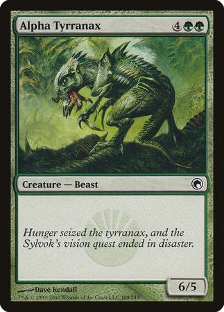 Alpha Tyrranax [Scars of Mirrodin] MTG Single Magic: The Gathering  | Multizone: Comics And Games