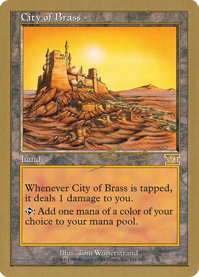 City of Brass (Nicolas Labarre) [World Championship Decks 2000] MTG Single Magic: The Gathering  | Multizone: Comics And Games