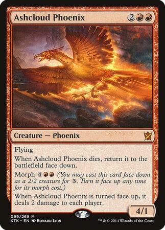 Ashcloud Phoenix [Khans of Tarkir] MTG Single Magic: The Gathering  | Multizone: Comics And Games