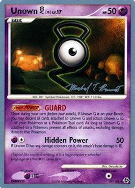 Unown G LV.17 (57/106) (Boltevoir - Michael Pramawat) [World Championships 2010] Pokemon Single Pokémon  | Multizone: Comics And Games