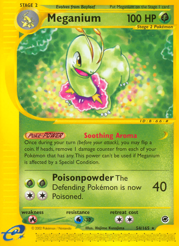 Meganium (54/165) [Expedition: Base Set] Pokemon Single Pokémon  | Multizone: Comics And Games