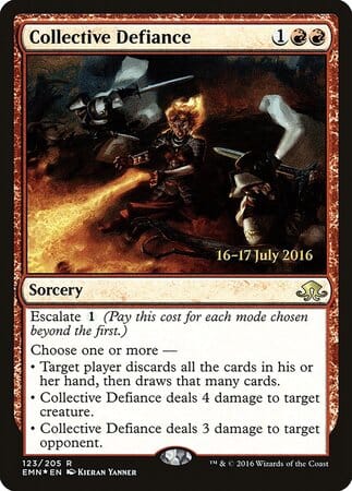 Collective Defiance [Eldritch Moon Promos] MTG Single Magic: The Gathering  | Multizone: Comics And Games
