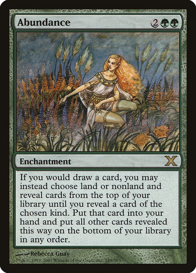 Abundance [Tenth Edition] MTG Single Magic: The Gathering  | Multizone: Comics And Games