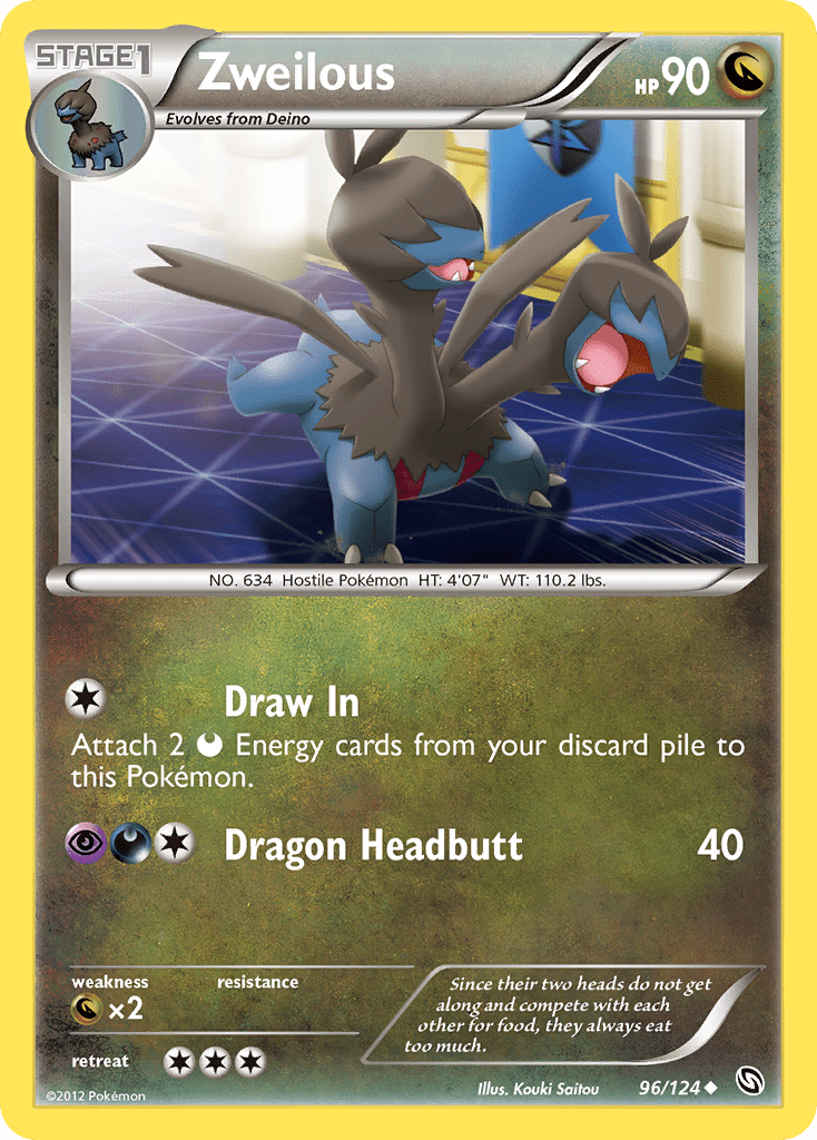 Zweilous (96/124) [Black & White: Dragons Exalted] Pokemon Single Pokémon  | Multizone: Comics And Games