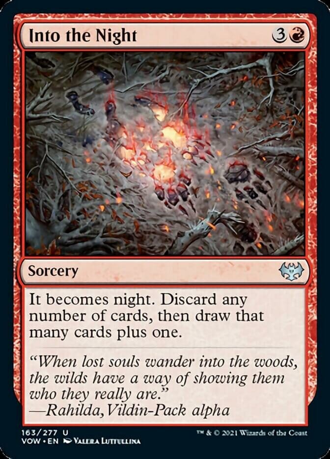 Into the Night [Innistrad: Crimson Vow] MTG Single Magic: The Gathering  | Multizone: Comics And Games