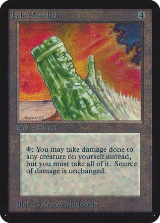 Jade Monolith [Limited Edition Alpha] MTG Single Magic: The Gathering  | Multizone: Comics And Games