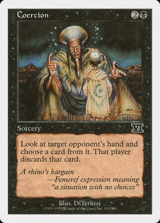 Coercion [Classic Sixth Edition] MTG Single Magic: The Gathering  | Multizone: Comics And Games