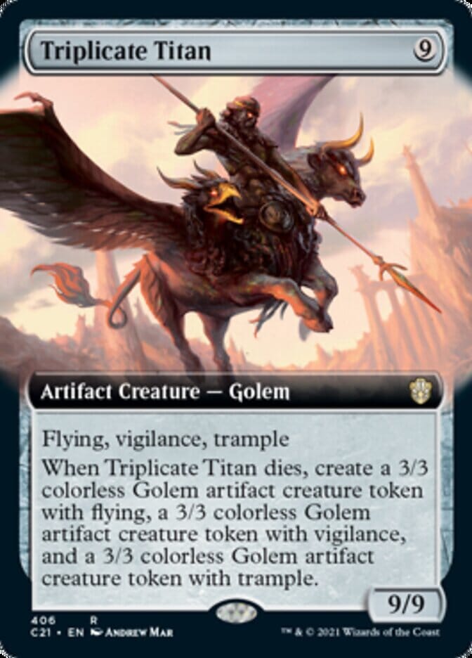 Triplicate Titan (Extended) [Commander 2021] MTG Single Magic: The Gathering  | Multizone: Comics And Games