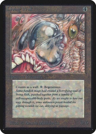 Living Wall [Limited Edition Alpha] MTG Single Magic: The Gathering  | Multizone: Comics And Games