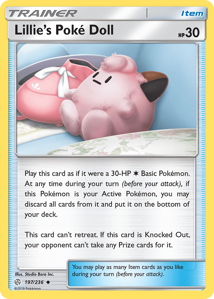 Lillie's Poke Doll (197/236) [Sun & Moon: Cosmic Eclipse] Pokemon Single Pokémon  | Multizone: Comics And Games