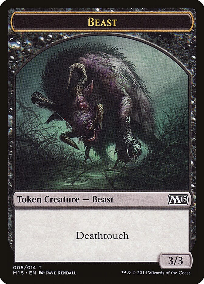 Beast (005/014) [Magic 2015 Tokens] MTG Single Magic: The Gathering  | Multizone: Comics And Games