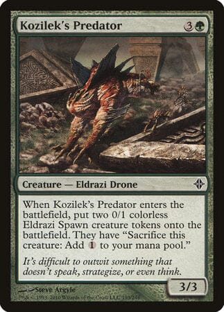 Kozilek's Predator [Rise of the Eldrazi] MTG Single Magic: The Gathering  | Multizone: Comics And Games