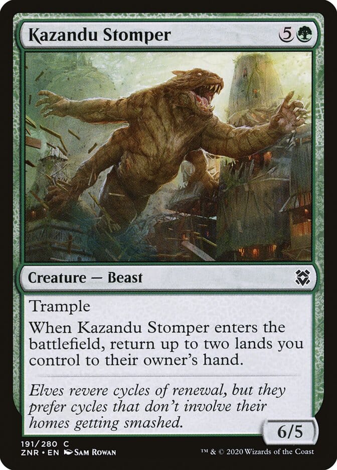 Kazandu Stomper [Zendikar Rising] MTG Single Magic: The Gathering  | Multizone: Comics And Games