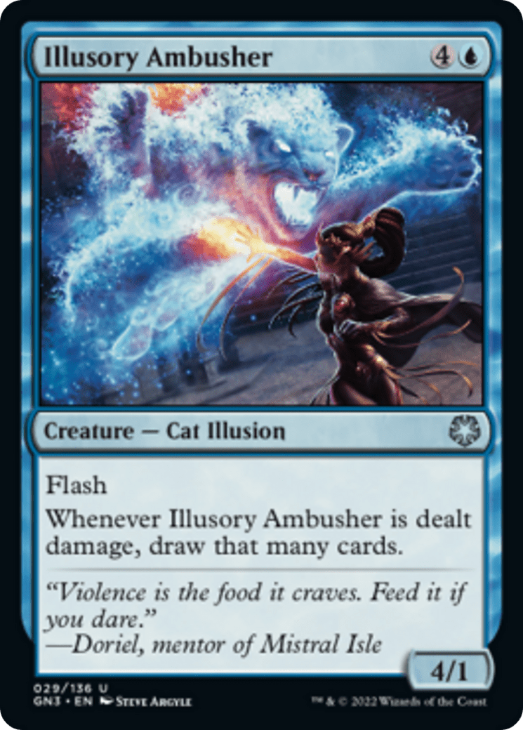 Illusory Ambusher [Game Night: Free-for-All] MTG Single Magic: The Gathering  | Multizone: Comics And Games