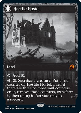 Hostile Hostel // Creeping Inn [Innistrad: Double Feature] MTG Single Magic: The Gathering  | Multizone: Comics And Games