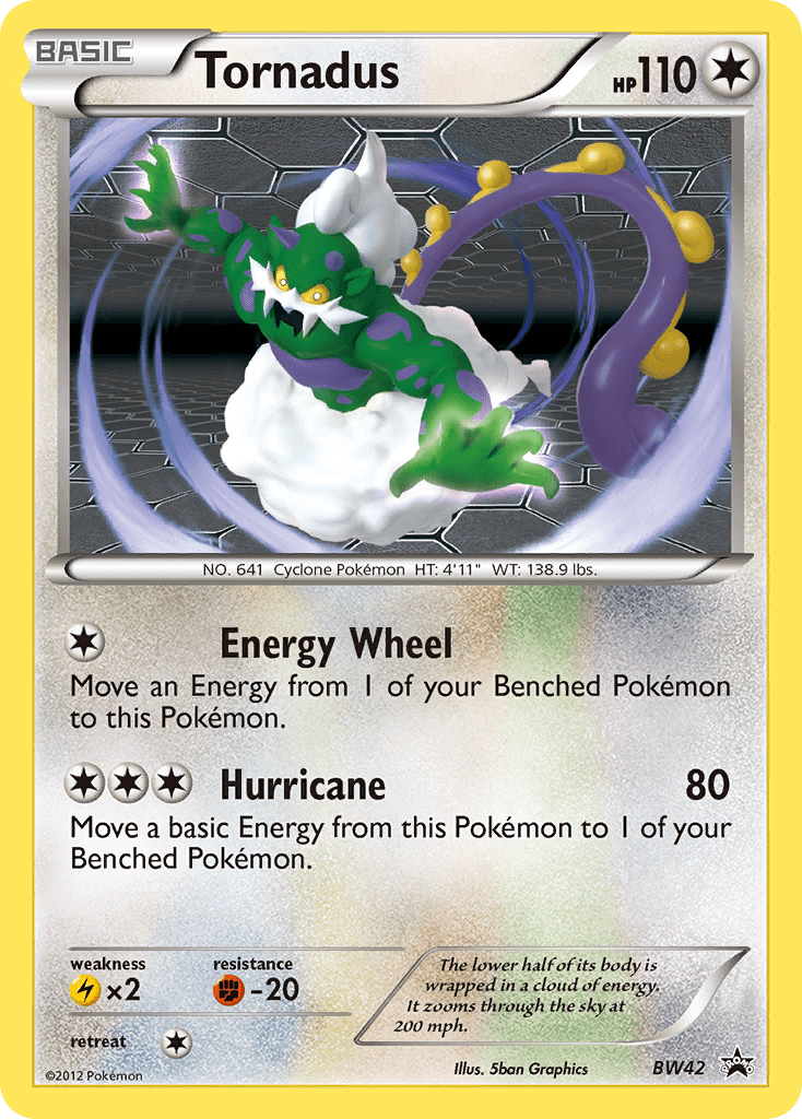 Tornadus (BW42) [Black & White: Black Star Promos] Pokemon Single Pokémon  | Multizone: Comics And Games