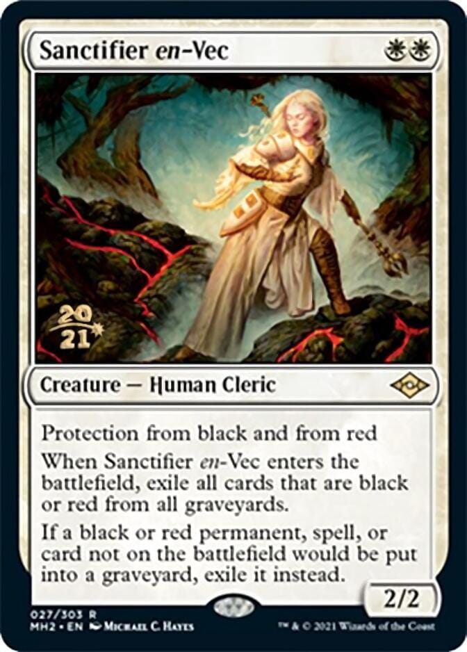 Sanctifier en-Vec [Modern Horizons 2 Prerelease Promos] MTG Single Magic: The Gathering  | Multizone: Comics And Games