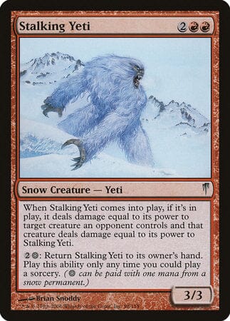 Stalking Yeti [Coldsnap] MTG Single Magic: The Gathering  | Multizone: Comics And Games