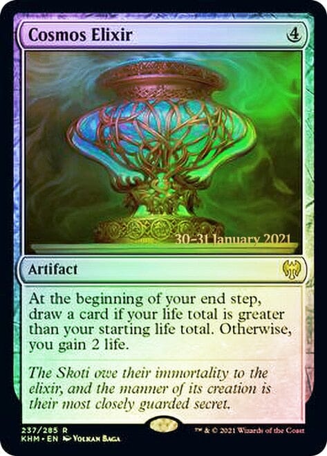 Cosmos Elixir [Kaldheim Prerelease Promos] MTG Single Magic: The Gathering  | Multizone: Comics And Games