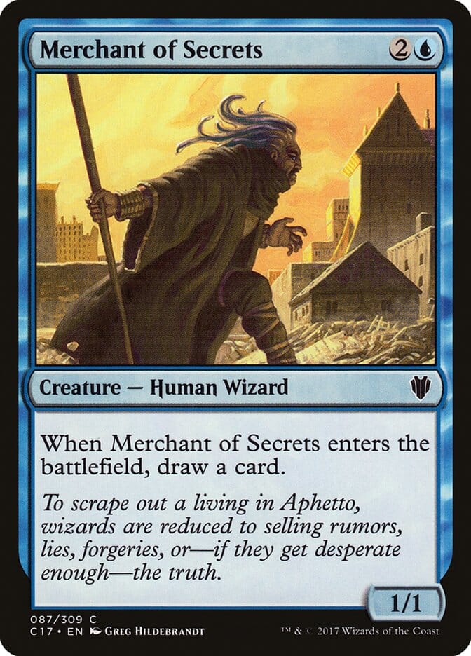 Merchant of Secrets [Commander 2017] MTG Single Magic: The Gathering  | Multizone: Comics And Games