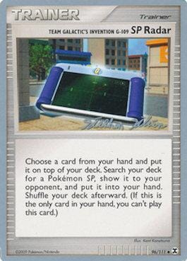 Team Galactic's Invention G-109 SP Radar (96/111) (Luxdrill - Stephen Silvestro) [World Championships 2009] Pokemon Single Pokémon  | Multizone: Comics And Games
