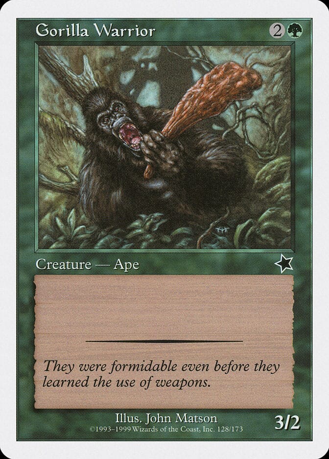 Gorilla Warrior [Starter 1999] MTG Single Magic: The Gathering  | Multizone: Comics And Games