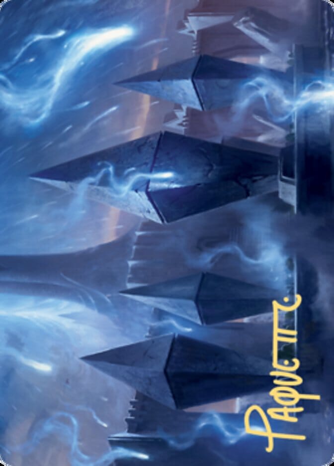 Sea Gate Restoration Art Card (Gold-Stamped Signature) [Zendikar Rising Art Series] MTG Single Magic: The Gathering  | Multizone: Comics And Games