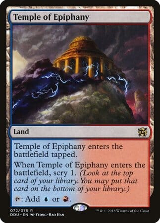 Temple of Epiphany [Duel Decks: Elves vs. Inventors] MTG Single Magic: The Gathering  | Multizone: Comics And Games