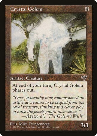 Crystal Golem [Mirage] MTG Single Magic: The Gathering  | Multizone: Comics And Games