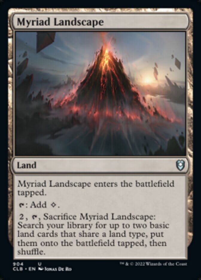 Myriad Landscape [Commander Legends: Battle for Baldur's Gate] MTG Single Magic: The Gathering  | Multizone: Comics And Games
