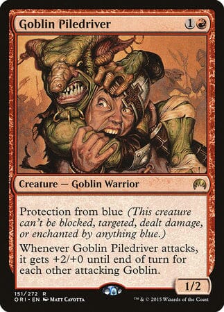 Goblin Piledriver [Magic Origins] MTG Single Magic: The Gathering  | Multizone: Comics And Games