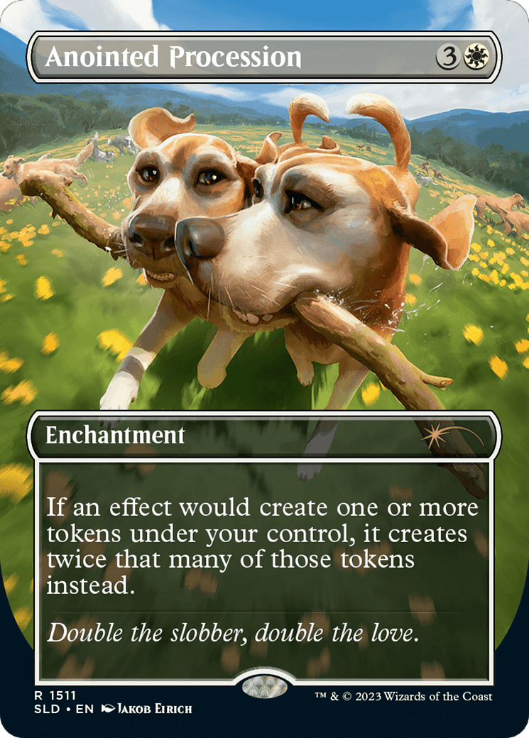 Anointed Procession // Anointed Procession [Secret Lair Commander Deck: Raining Cats and Dogs] MTG Single Magic: The Gathering  | Multizone: Comics And Games