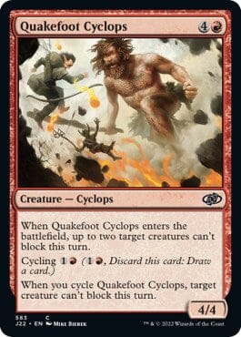 Quakefoot Cyclops [Jumpstart 2022] MTG Single Magic: The Gathering  | Multizone: Comics And Games