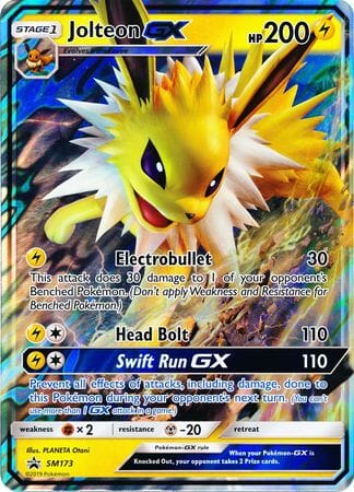 Jolteon GX (SM173) (Jumbo Card) [Sun & Moon: Black Star Promos] Pokemon Single Pokémon  | Multizone: Comics And Games