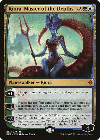 Kiora, Master of the Depths [Battle for Zendikar] MTG Single Magic: The Gathering  | Multizone: Comics And Games