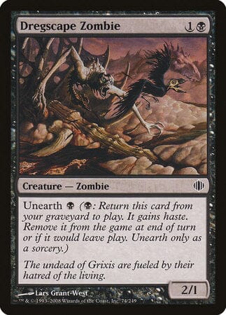 Dregscape Zombie [Shards of Alara] MTG Single Magic: The Gathering  | Multizone: Comics And Games