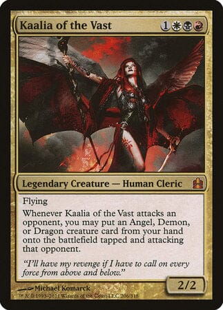 Kaalia of the Vast [Commander 2011] MTG Single Magic: The Gathering  | Multizone: Comics And Games