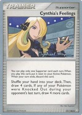 Cynthia's Feelings (131/146) (Happy Luck - Mychael Bryan) [World Championships 2010] Pokemon Single Pokémon  | Multizone: Comics And Games