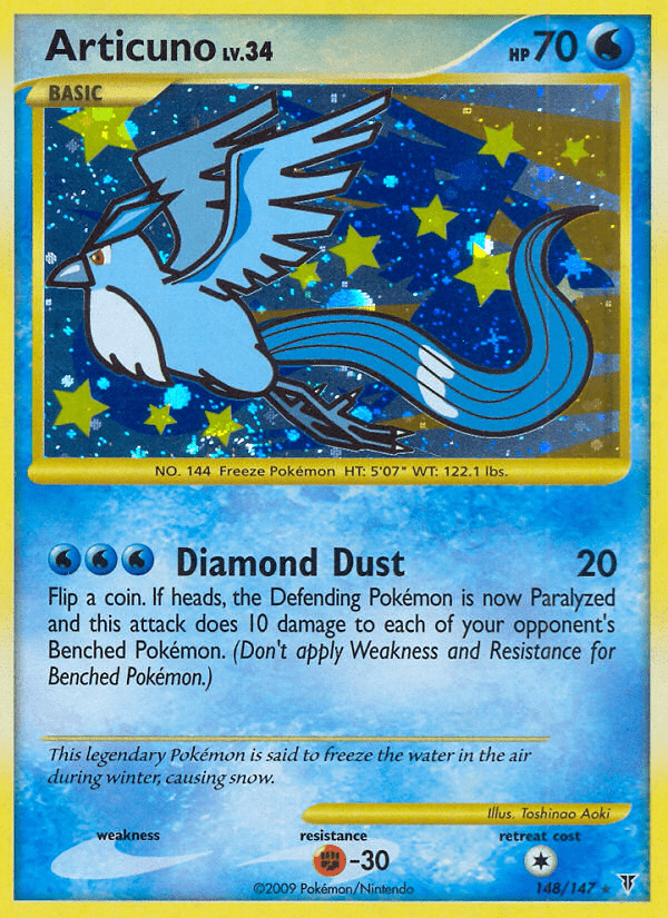 Articuno (148/147) [Platinum: Supreme Victors] Pokemon Single Pokémon  | Multizone: Comics And Games