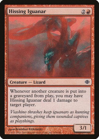 Hissing Iguanar [Shards of Alara] MTG Single Magic: The Gathering  | Multizone: Comics And Games