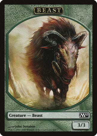 Beast Token [Magic 2010 Tokens] MTG Single Magic: The Gathering  | Multizone: Comics And Games