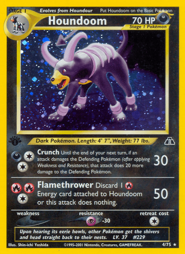 Houndoom (4/75) [Neo Discovery 1st Edition] Pokemon Single Pokémon  | Multizone: Comics And Games