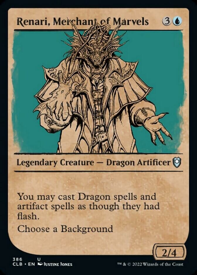 Renari, Merchant of Marvels (Showcase) [Commander Legends: Battle for Baldur's Gate] MTG Single Magic: The Gathering  | Multizone: Comics And Games