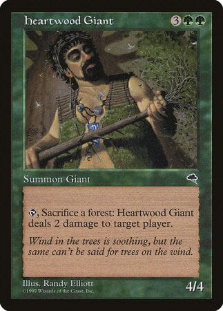 Heartwood Giant [Tempest] MTG Single Magic: The Gathering  | Multizone: Comics And Games