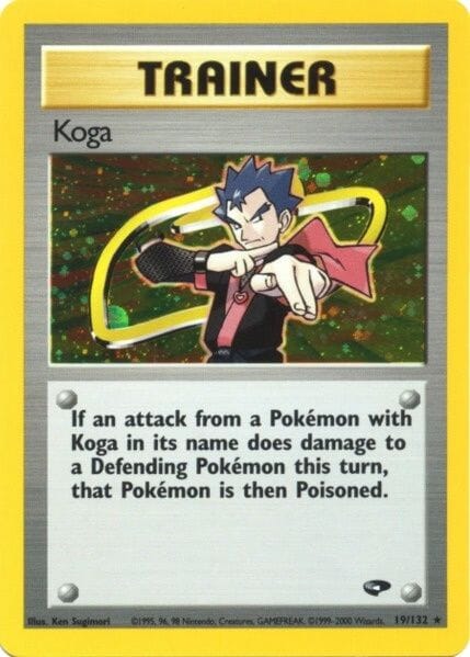 Koga (19/132) [Gym Challenge Unlimited] Pokemon Single Pokémon  | Multizone: Comics And Games