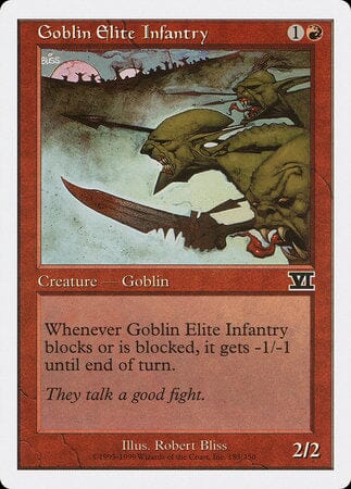 Goblin Elite Infantry [Classic Sixth Edition] MTG Single Magic: The Gathering  | Multizone: Comics And Games